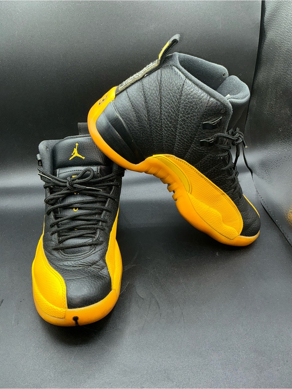Air Jordan 12 Retro University Gold Black Yellow 130690-070 Men's Size 9